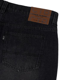 MILLIONS ROOMY FIT DENIM | DISTRESSED BLACK WASH