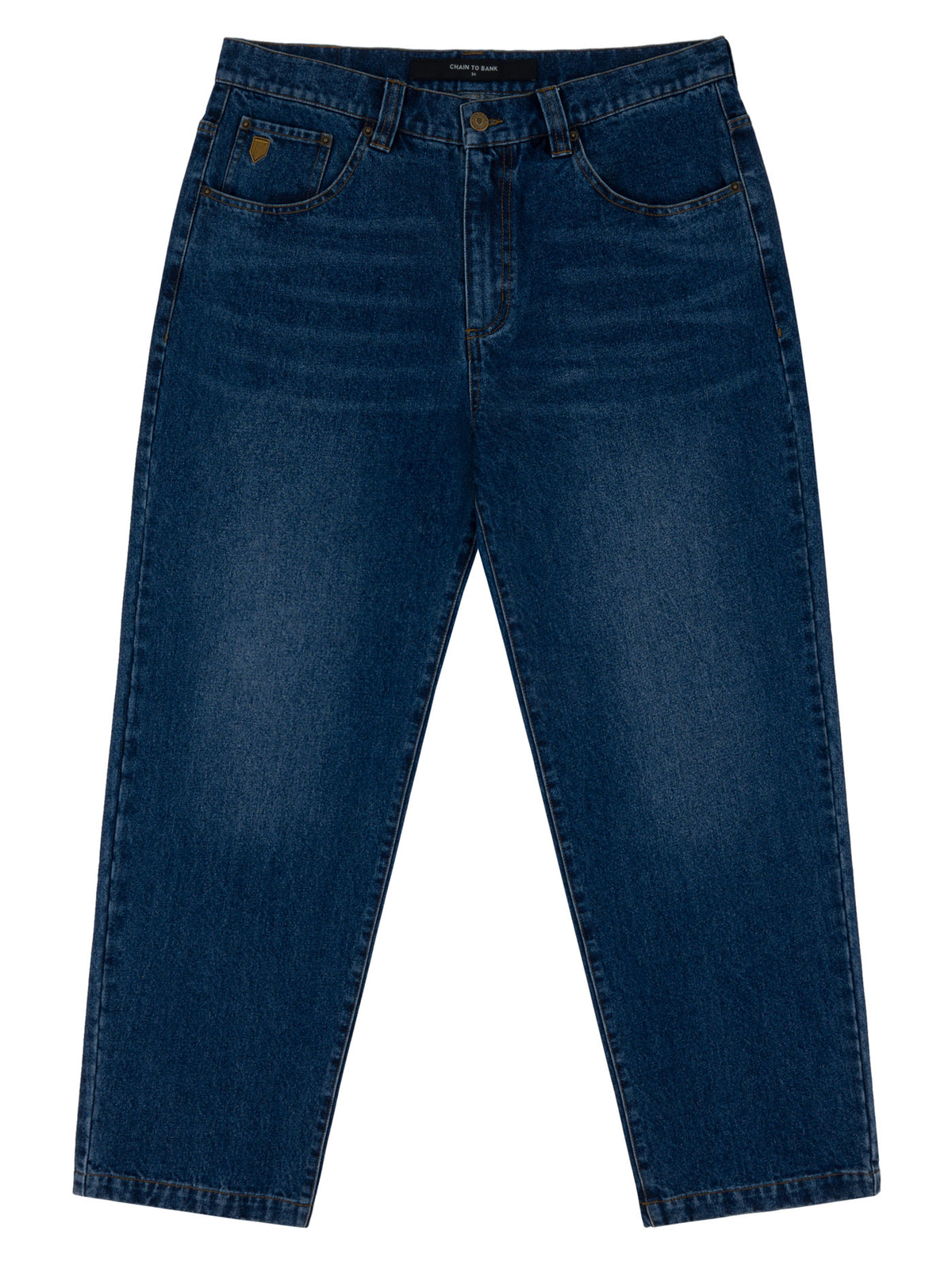 MILLIONS ROOMY FIT DENIM | DISTRESSED INDIGO WASH
