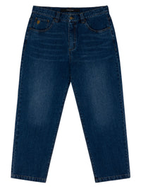 MILLIONS ROOMY FIT DENIM | DISTRESSED INDIGO WASH