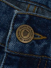MILLIONS ROOMY FIT DENIM | DISTRESSED INDIGO WASH