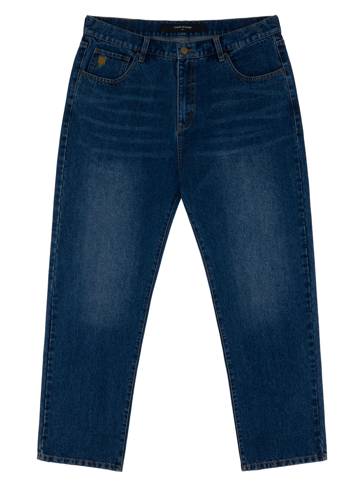 THOUSANDS STANDARD FIT DENIM | DISTRESSED INDIGO WASH