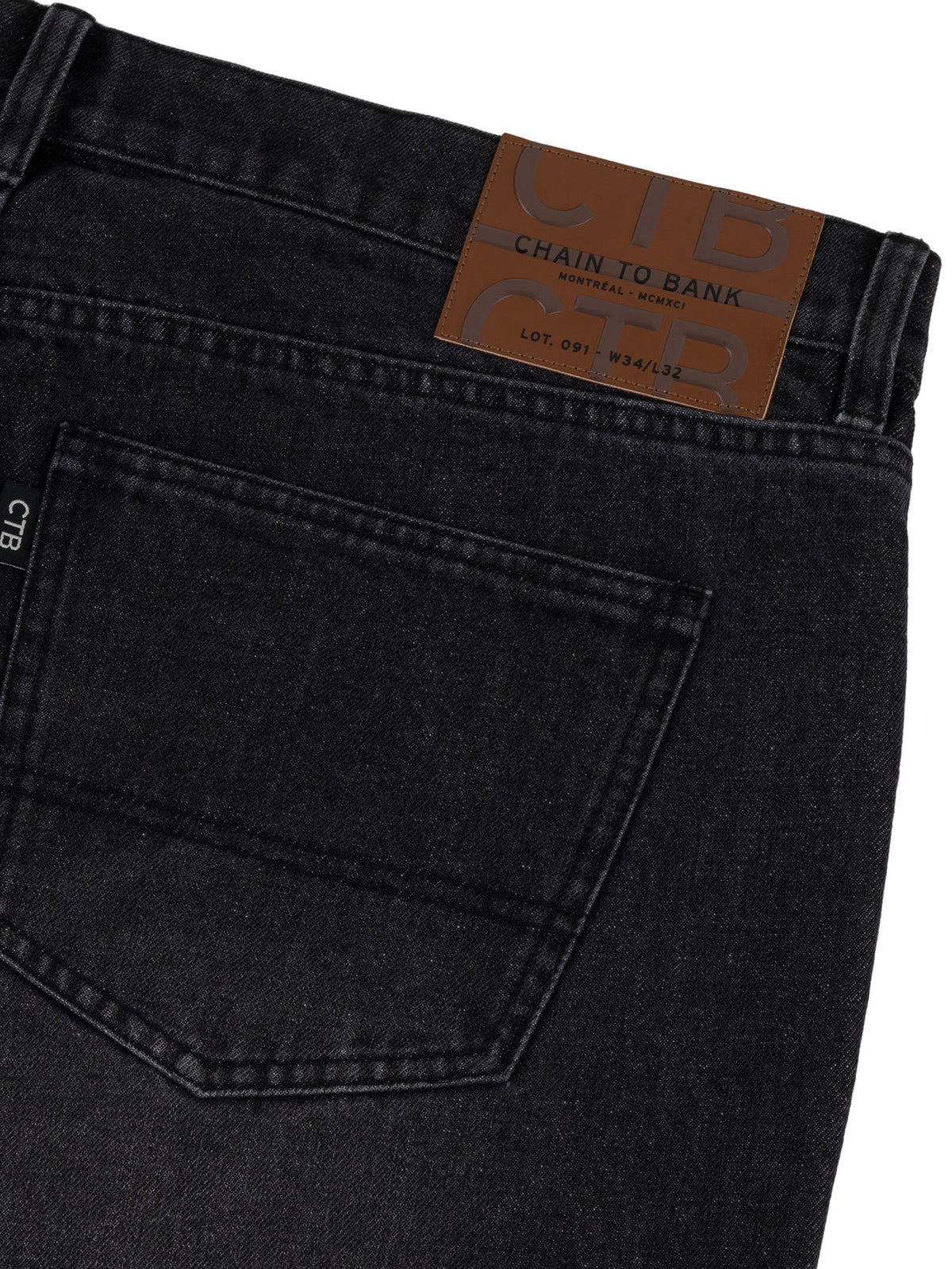 THOUSANDS STANDARD FIT DENIM | DISTRESSED BLACK WASH
