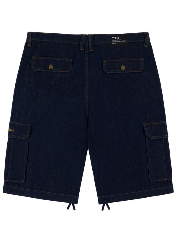 RUN & GUN DENIM SHORT | BLACK WASH