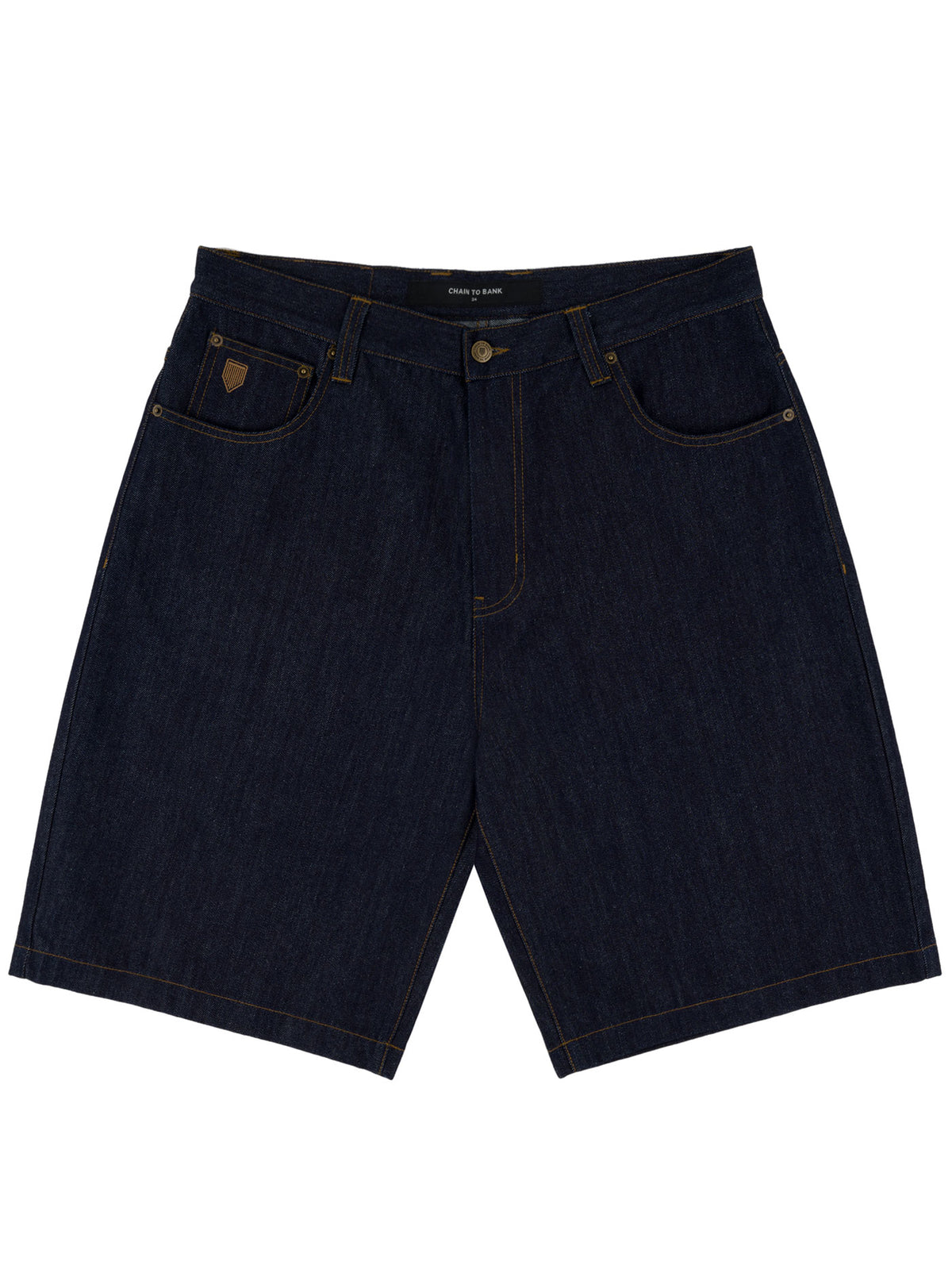MILLIONS BAGGY FIT DENIM SHORT | RAW INDIGO