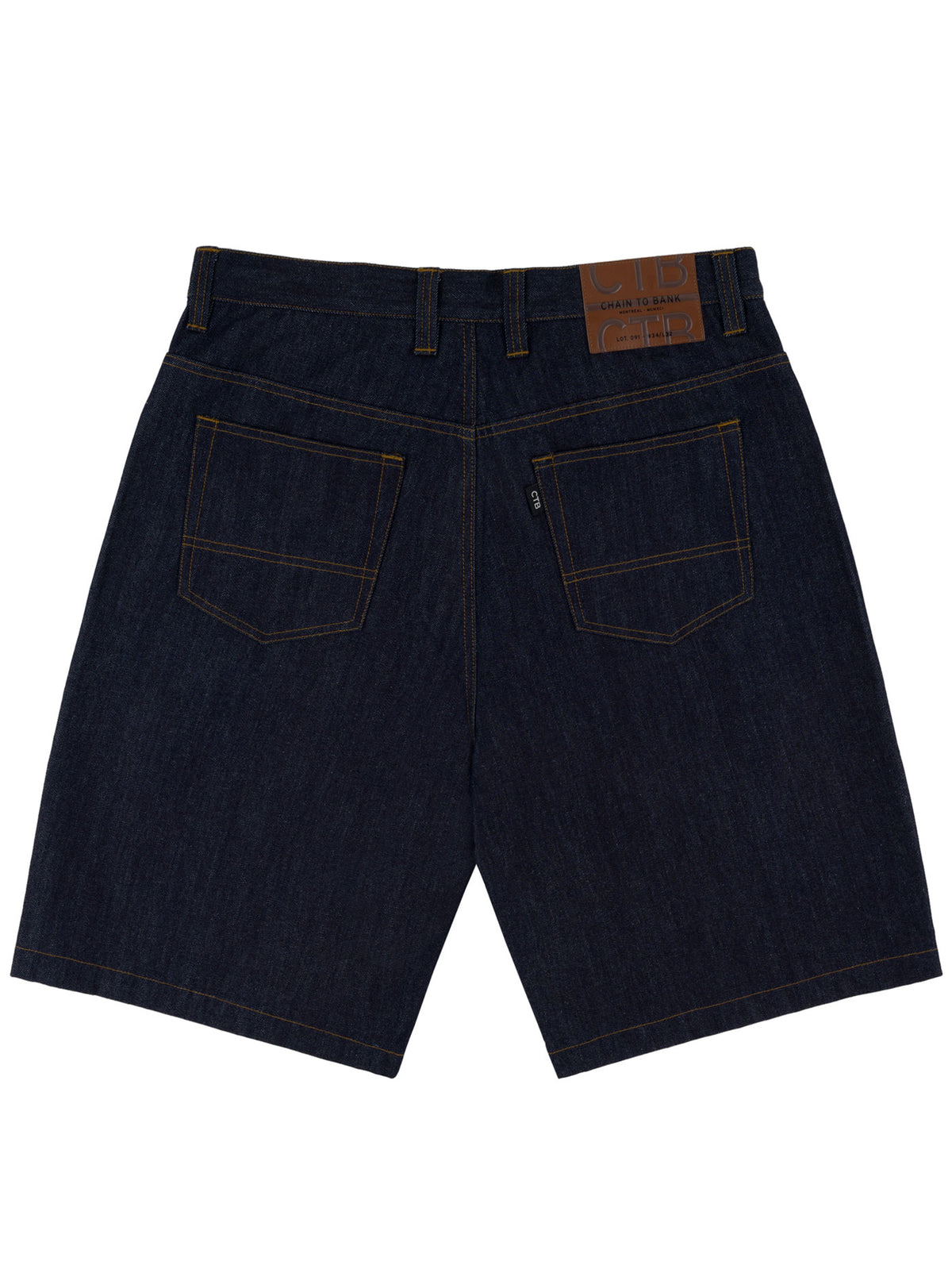 MILLIONS BAGGY FIT DENIM SHORT | RAW INDIGO