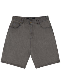 MILLIONS BAGGY FIT DENIM SHORT | FADED GREY DENIM