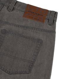 MILLIONS BAGGY FIT DENIM SHORT | FADED GREY DENIM
