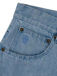 MILLIONS BAGGY FIT DENIM SHORT | WASHED FADED INDIGO