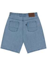 MILLIONS BAGGY FIT DENIM SHORT | WASHED FADED INDIGO