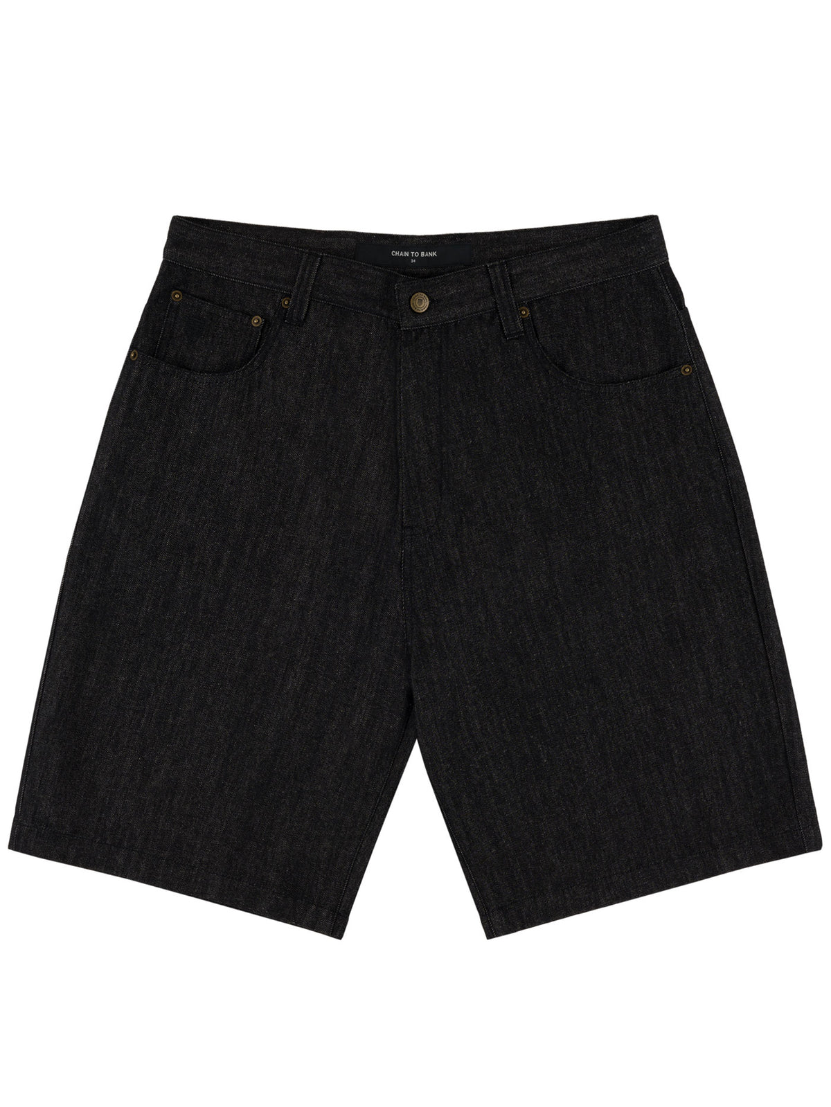 MILLIONS BAGGY FIT DENIM SHORT | RAW BLACK