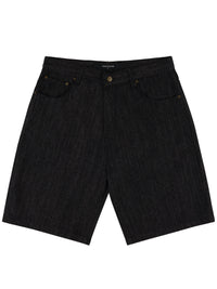 MILLIONS BAGGY FIT DENIM SHORT | RAW BLACK