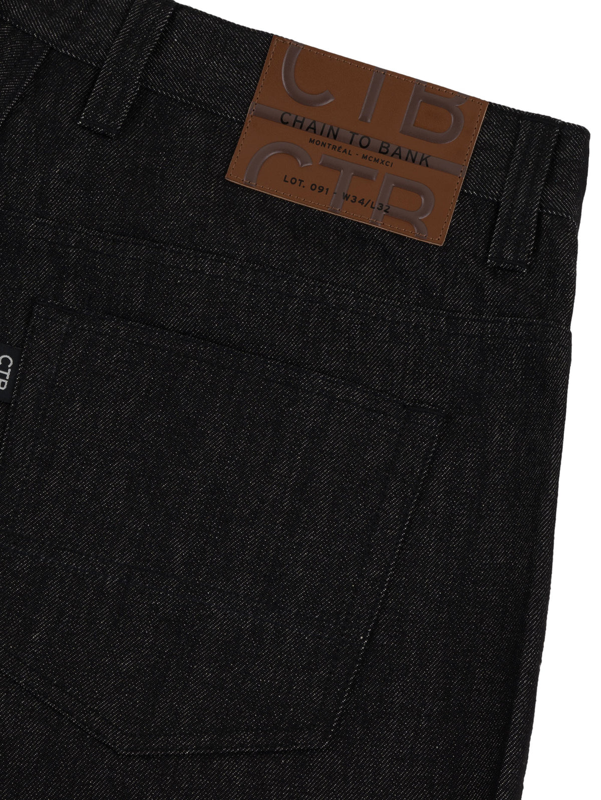 MILLIONS BAGGY FIT DENIM SHORT | RAW BLACK
