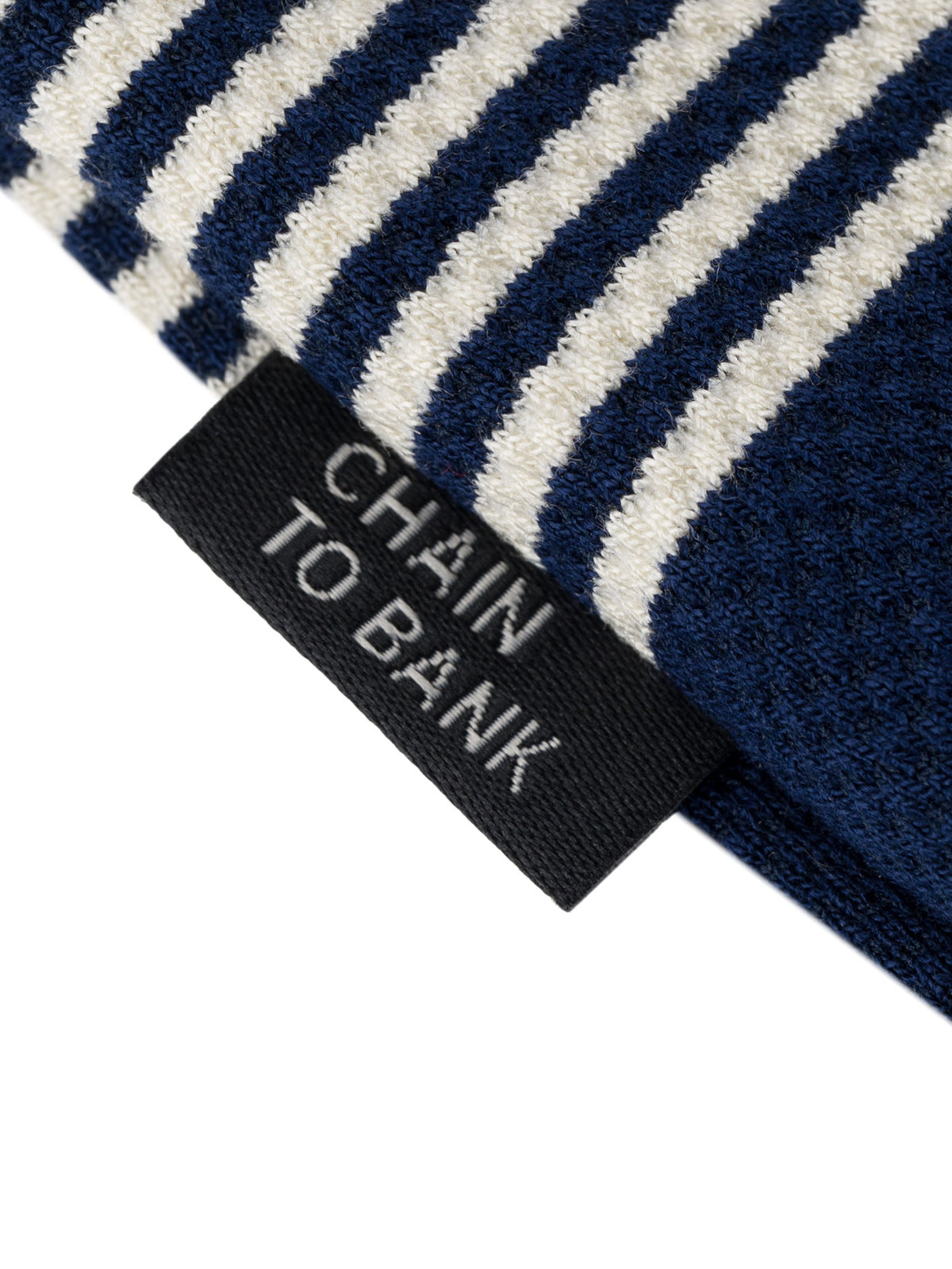 LIVING LARGE STRIPES S/S POLO | NAVY STRIPES