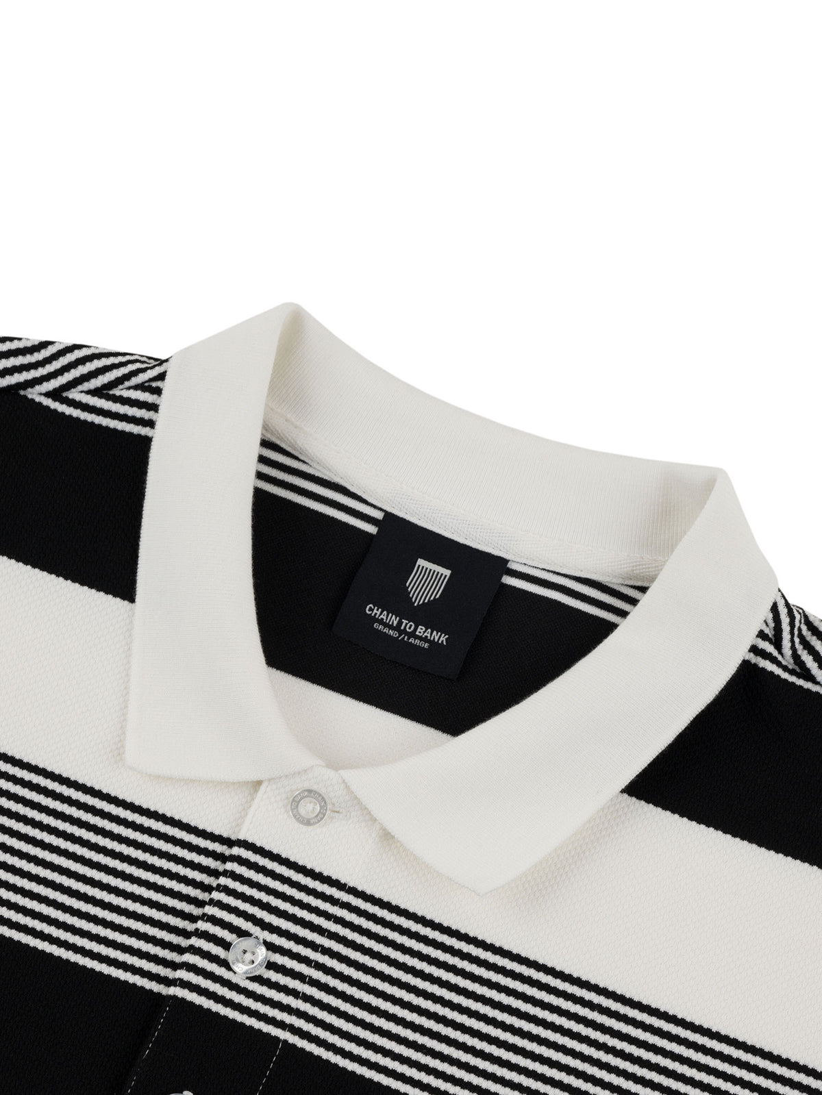 LIVING LARGE STRIPES S/S POLO