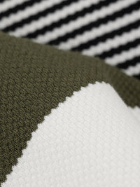LIVING LARGE STRIPES L/S CREW | ARMY STRIPES