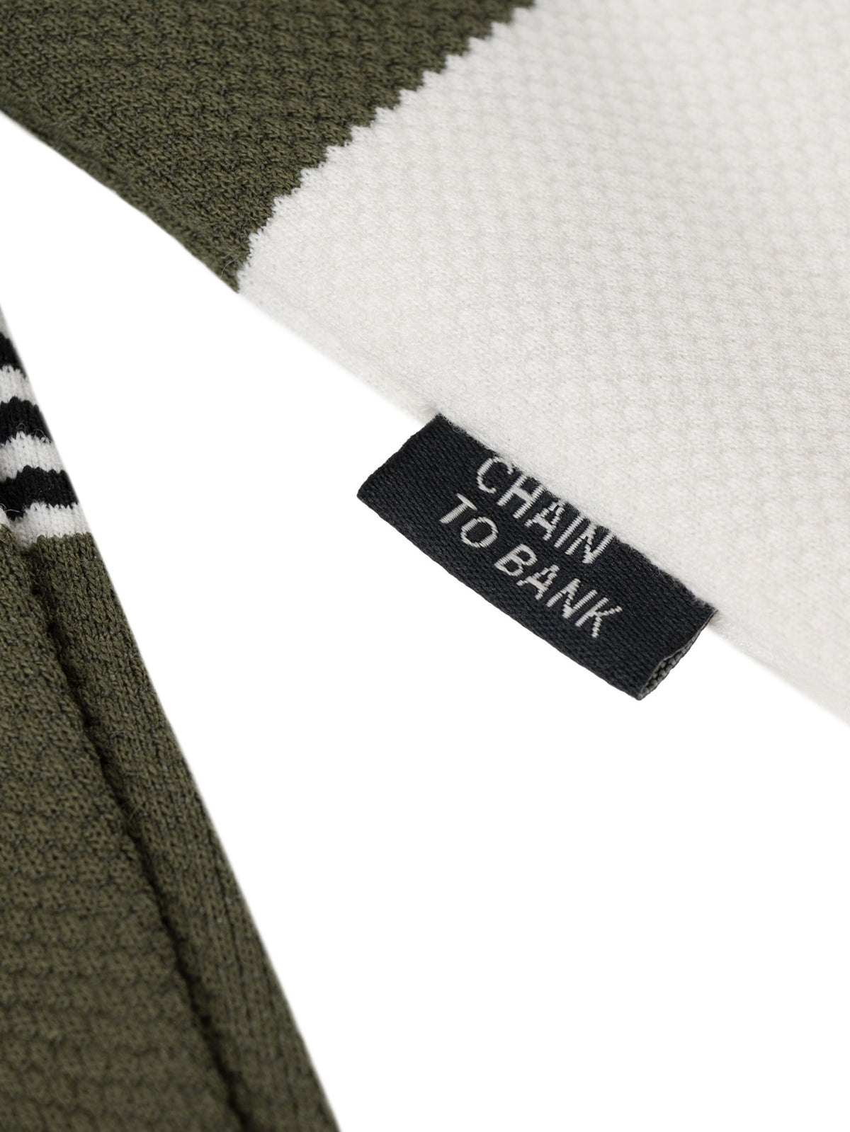 LIVING LARGE STRIPES L/S CREW | ARMY STRIPES