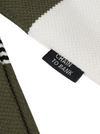 LIVING LARGE STRIPES L/S CREW | ARMY STRIPES