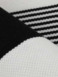 LIVING LARGE STRIPES L/S CREW | BLACK STRIPES