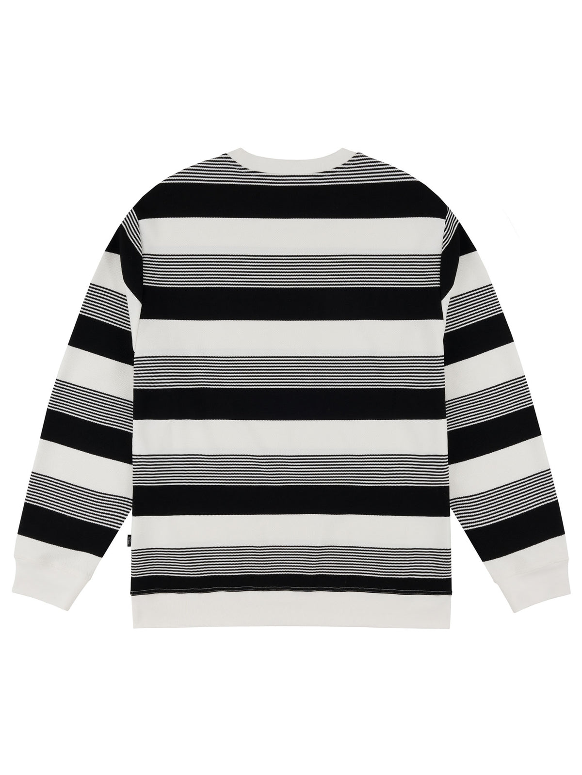 LIVING LARGE STRIPES L/S CREW | BLACK STRIPES