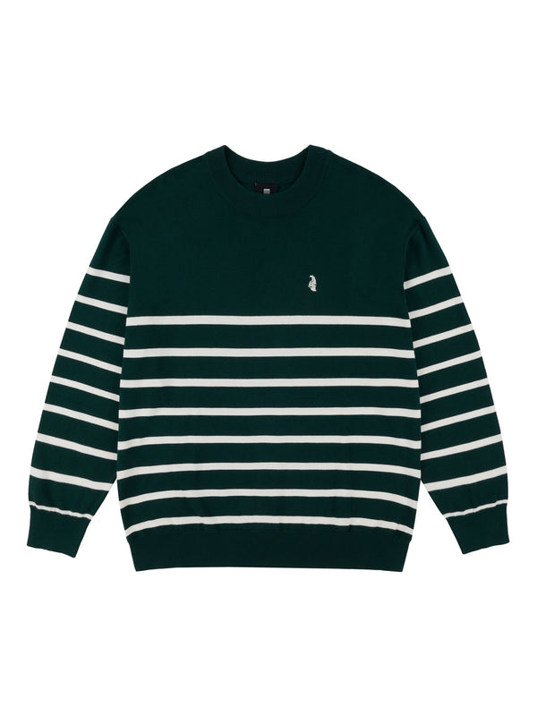 JACQUES COUSTEAU STRIPE SWEATER | GREEN