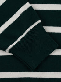 JACQUES COUSTEAU STRIPE SWEATER | GREEN