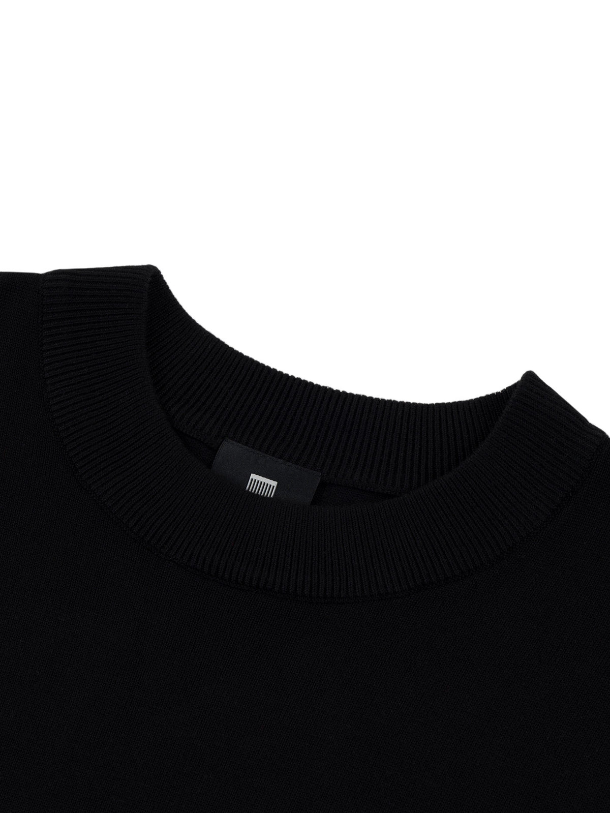 JACQUES COUSTEAU STRIPE SWEATER | BLACK