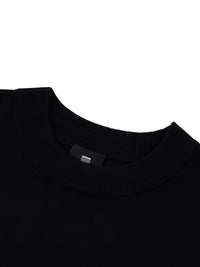 JACQUES COUSTEAU STRIPE SWEATER | BLACK