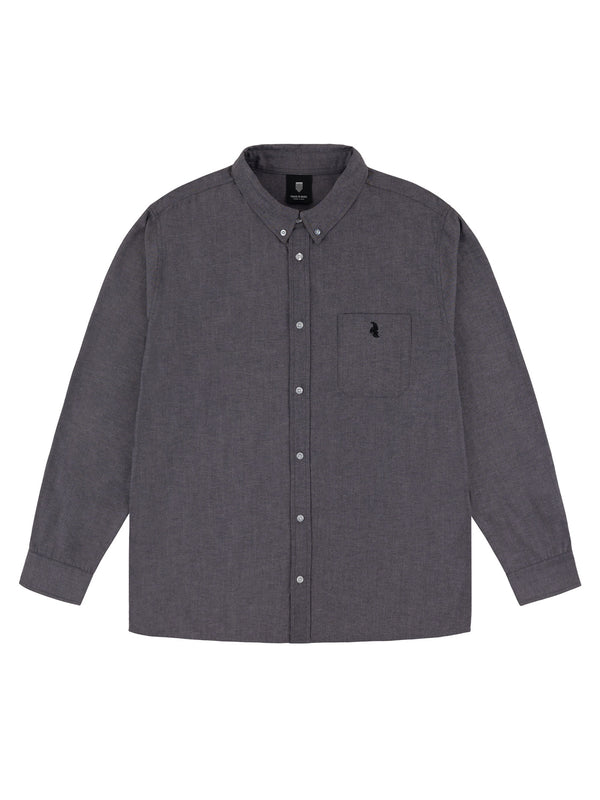 EXPEDITION OXFORD BUTTON UP | BLACK