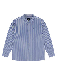 FRESHMAN BUTTON UP | NAVY STRIPES