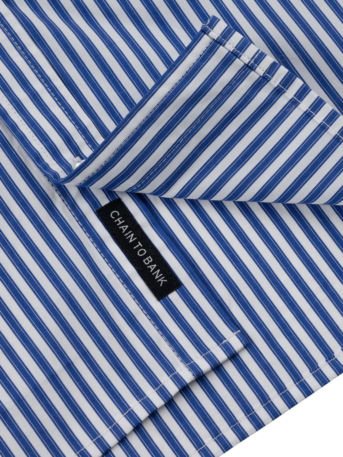 FRESHMAN BUTTON UP | NAVY STRIPES