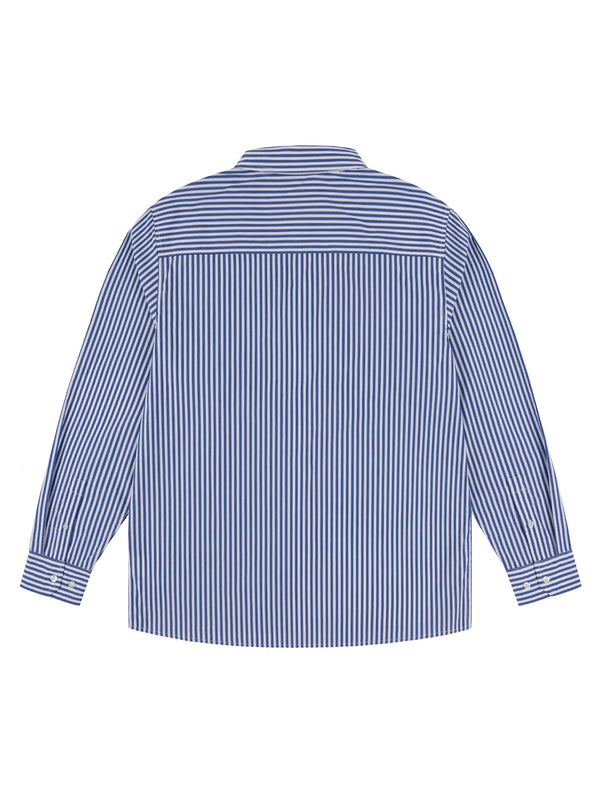 FRESHMAN BUTTON UP | NAVY STRIPES