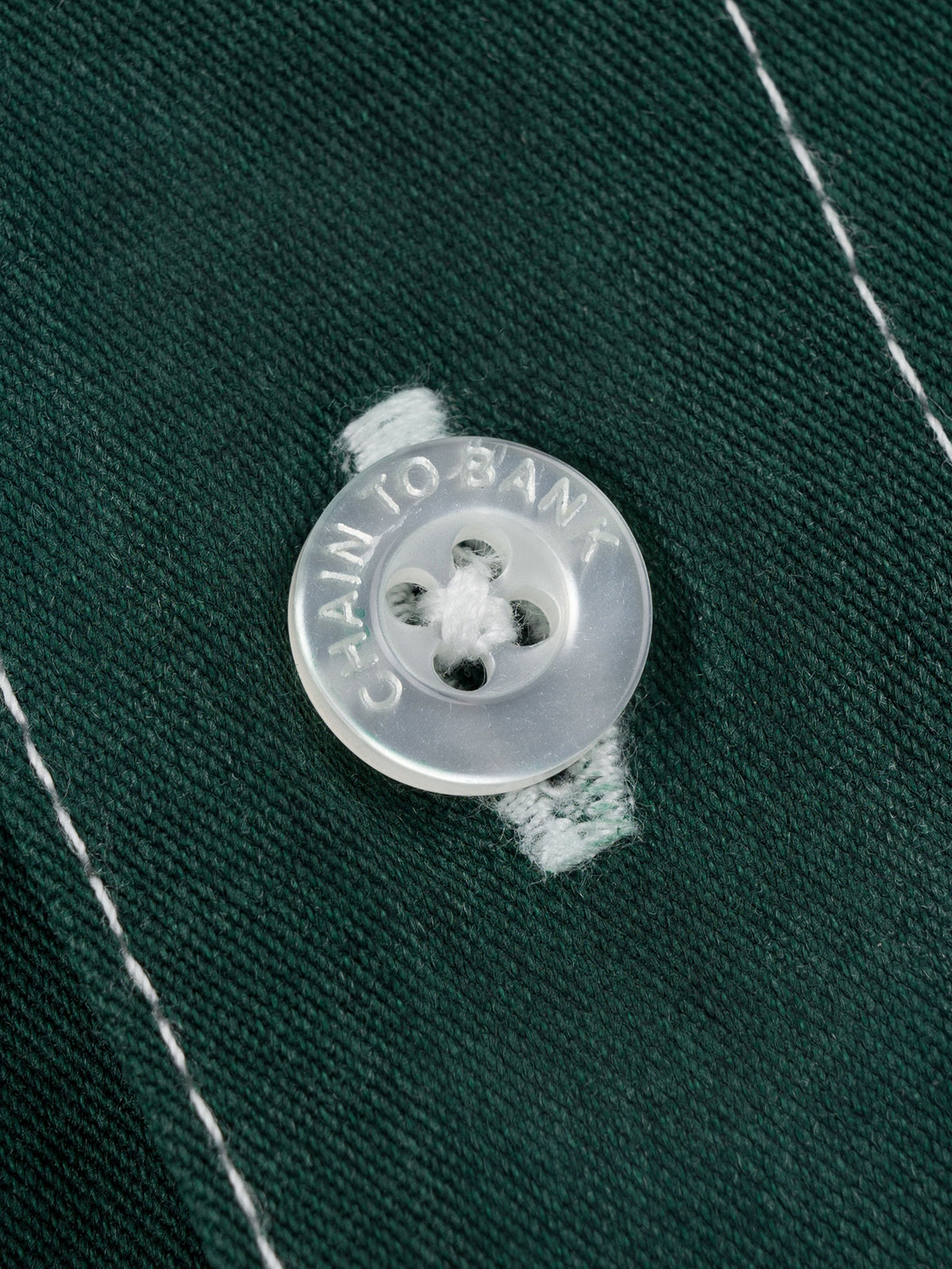 FOUR BARS BUTTON UP | GREEN/WHITE