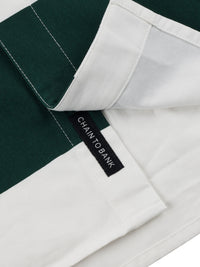 FOUR BARS BUTTON UP | GREEN/WHITE