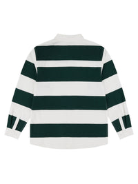 FOUR BARS BUTTON UP | GREEN/WHITE