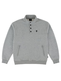 MOST VALUABLE MOCK NECK | HEATHER GREY